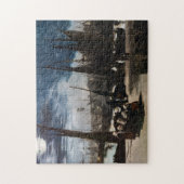 Edouard Manet - Haven van Boulogne door Moonlight Legpuzzel (Verticaal)