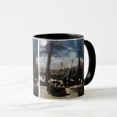 Edouard Manet - Haven van Boulogne door Moonlight Mok (Voorkant rechts)