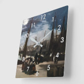 Edouard Manet - Haven van Boulogne door Moonlight Vierkante Klok (Hoek)