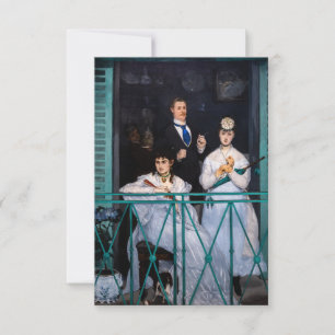 Edouard Manet - Het Balkon / Le Balcon Bedankkaart
