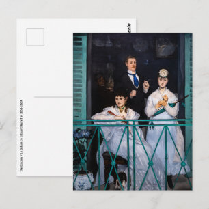 Edouard Manet - Het Balkon / Le Balcon Briefkaart