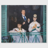 Edouard Manet - Het Balkon / Le Balcon Cadeaupapier (Vlak)