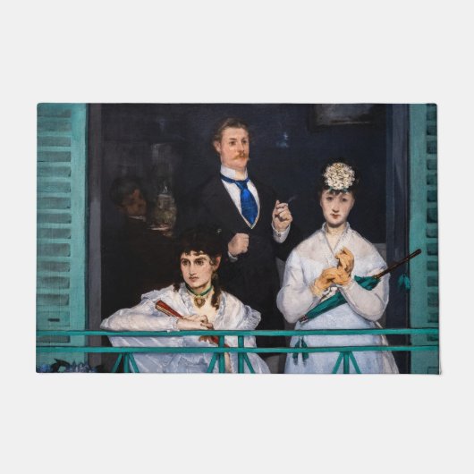 Edouard Manet - Het Balkon / Le Balcon Deurmat (Voorkant)
