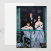 Edouard Manet - Het Balkon / Le Balcon Kaart (Voorkant / Achterkant)