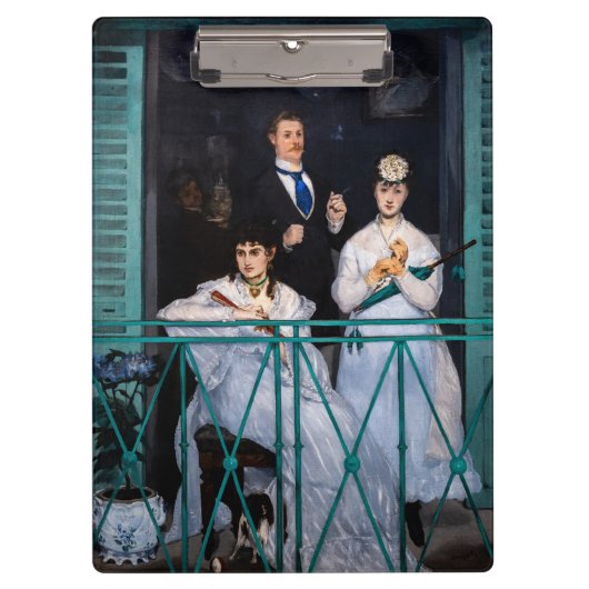 Edouard Manet - Het Balkon / Le Balcon Klembord (Voorkant)