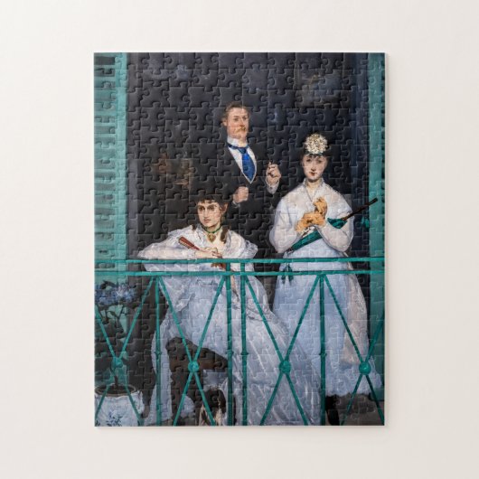 Edouard Manet - Het Balkon / Le Balcon Legpuzzel (Verticaal)