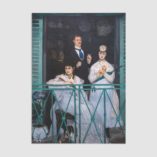 Edouard Manet - Het Balkon / Le Balcon Tissuepapier
