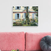 Edouard Manet - Het Parlement in Rueil Canvas Afdruk (Insitu (Woonkamer))