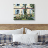 Edouard Manet - Het Parlement in Rueil Canvas Afdruk (Insitu (Slaapkamer))