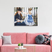 Edouard Manet - Het Spoor Canvas Afdruk (Insitu (Woonkamer))
