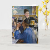 Edouard Manet - Hoek van een Café-Concert Kaart (Gele Bloem)