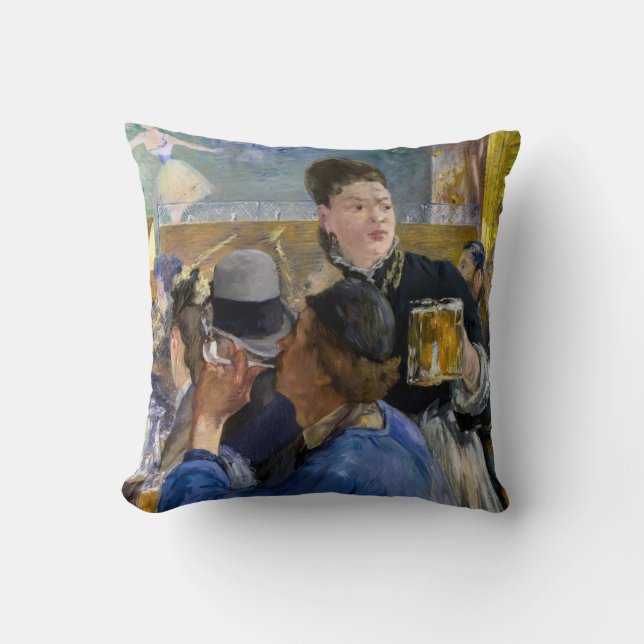 Edouard Manet - Hoek van een Café-Concert Kussen (Voorkant)
