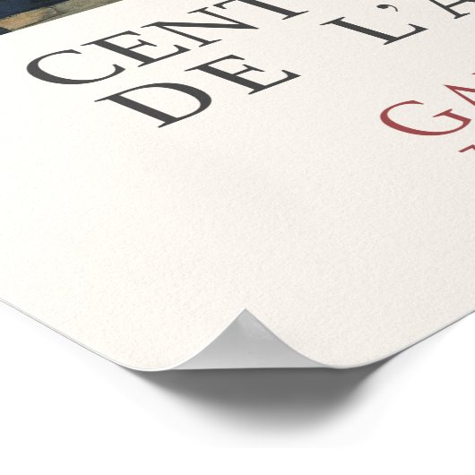 Edouard Manet in Conservatory Art Exhibition Poster (Hoek)