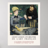 Edouard Manet in Conservatory Art Exhibition Poster (Voorkant)