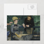 Edouard Manet - in de Serre Briefkaart (Voorkant / Achterkant)