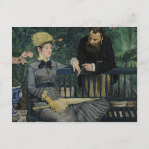 Edouard Manet - in de Serre Briefkaart