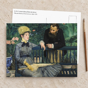 Edouard Manet - In de serre Briefkaart