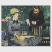 Edouard Manet - In de serre Cadeaupapier (Vlak)