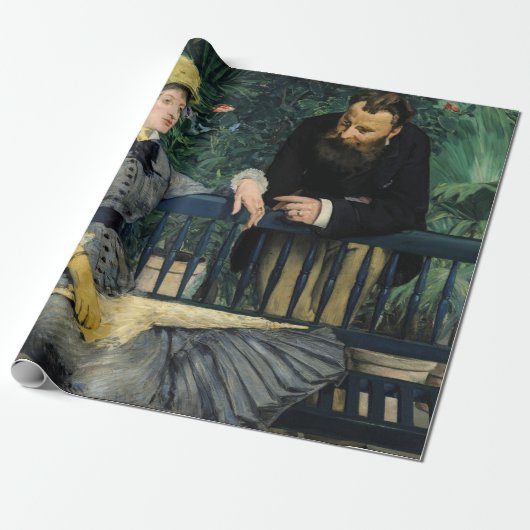 Edouard Manet - In de serre Cadeaupapier (Uitgerold)