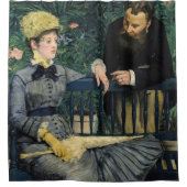 Edouard Manet - In de serre Douchegordijn (Voorkant)