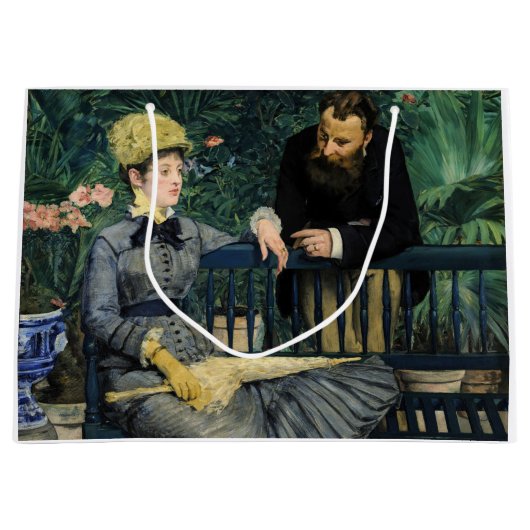 Edouard Manet - In de serre Groot Cadeauzakje (Voorkant)