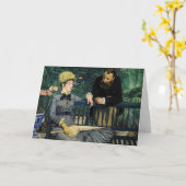Edouard Manet - In de serre Kaart (Gele Bloem)
