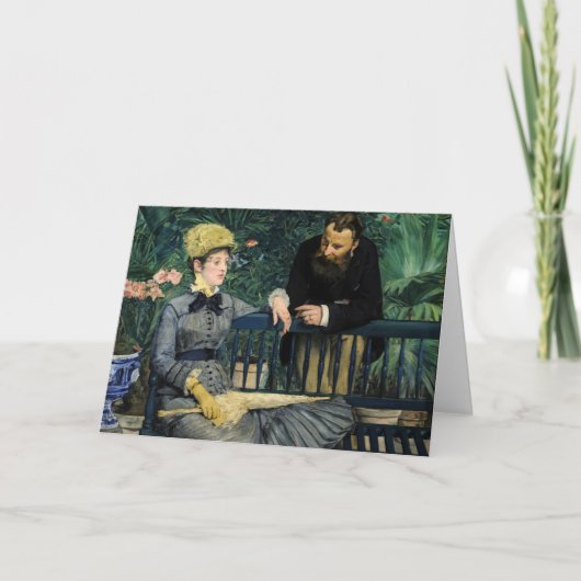 Edouard Manet - In de serre Kaart (Voorkant)