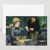 Edouard Manet - In de serre Kaart (Voorkant / Achterkant)