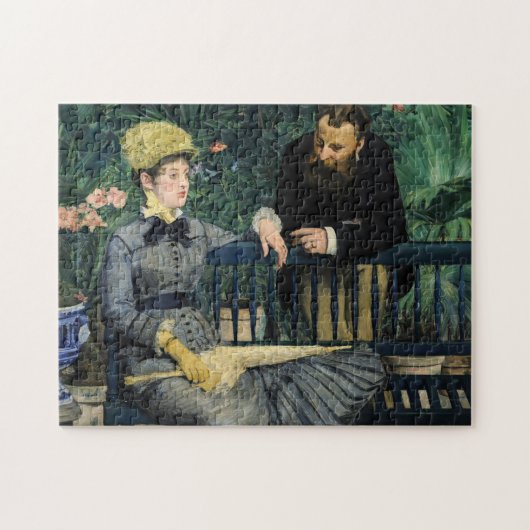 Edouard Manet - In de serre Legpuzzel (Horizontaal)