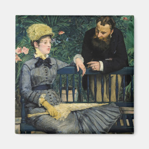 Edouard Manet - In de serre Magneet