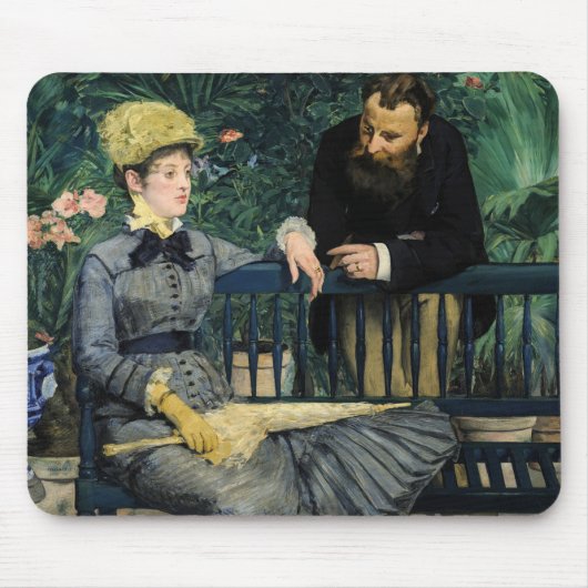 Edouard Manet - In de serre Muismat (Voorkant)