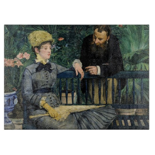 Edouard Manet - In de serre Snijplank (Voorkant)