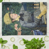 Edouard Manet - In de serre Theedoek (Gevouwen)