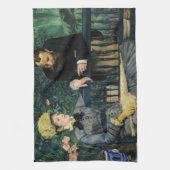 Edouard Manet - In de serre Theedoek (Verticaal)