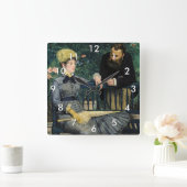 Edouard Manet - In de serre Vierkante Klok (Huis)