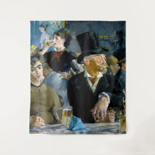 Edouard Manet - In het Café Wandkleed