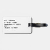 Edouard Manet - in het conservatorium Bagagelabel (Achterkant horizontaal)