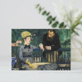 Edouard Manet - in het conservatorium Bedankkaart (Staand voorkant)