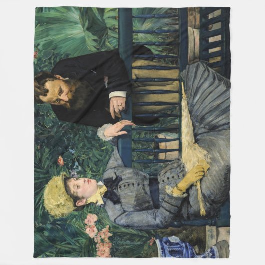 Edouard Manet - in het conservatorium Fleece Deken (Voorkant)