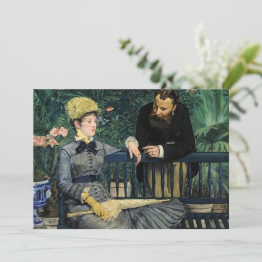 Edouard Manet - in het conservatorium Kaart (Staand voorkant)