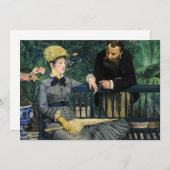 Edouard Manet - in het conservatorium Kaart (Voorkant / Achterkant)