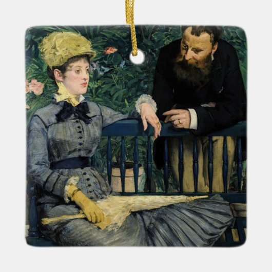 Edouard Manet - in het conservatorium Keramisch Ornament (Voorkant)