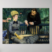 Edouard Manet - in het conservatorium Poster (Voorkant)