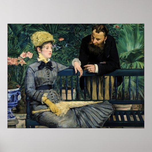 Edouard Manet - in het conservatorium Poster (Voorkant)
