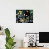 Edouard Manet - in het conservatorium Poster (Thuiskantoor)