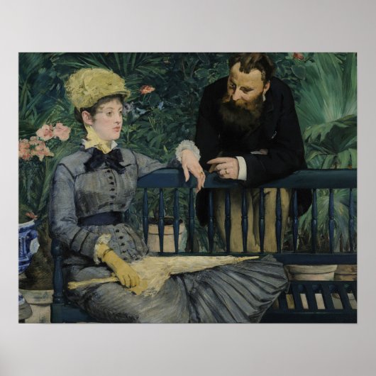 Edouard Manet - in het conservatorium Poster (Voorkant)