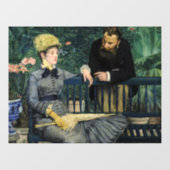 Edouard Manet - in het conservatorium Raamsticker (Vel)