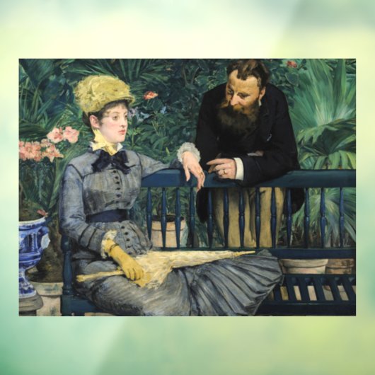 Edouard Manet - in het conservatorium Raamsticker (Vel 3)