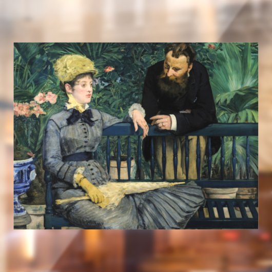 Edouard Manet - in het conservatorium Raamsticker (Vel 2)