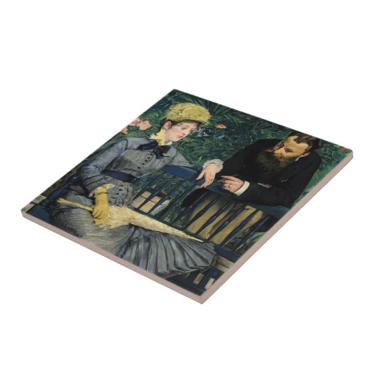 Edouard Manet - in het conservatorium Tegeltje (Zijkant)